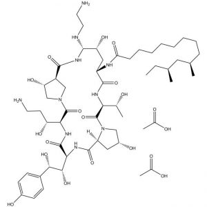 Caspofungin diacetate